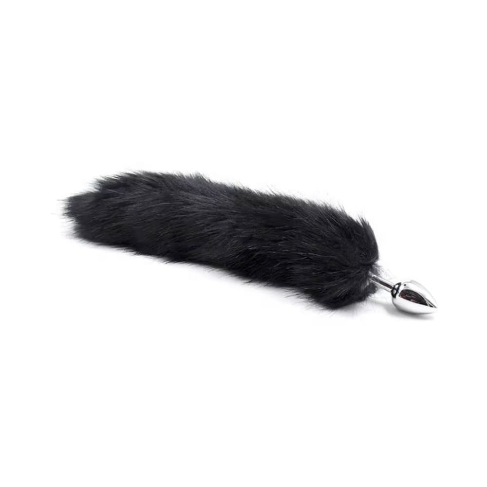Anal Plug Tail con Coda Peluche in Pelliccia Sintetica Morbida Realistica Sexy - 7