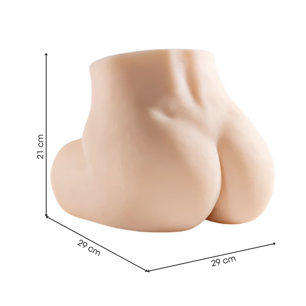 Masturbatore Realistico Torso Femminile in Silicone Ultra Realistica Vagina Ano - 6