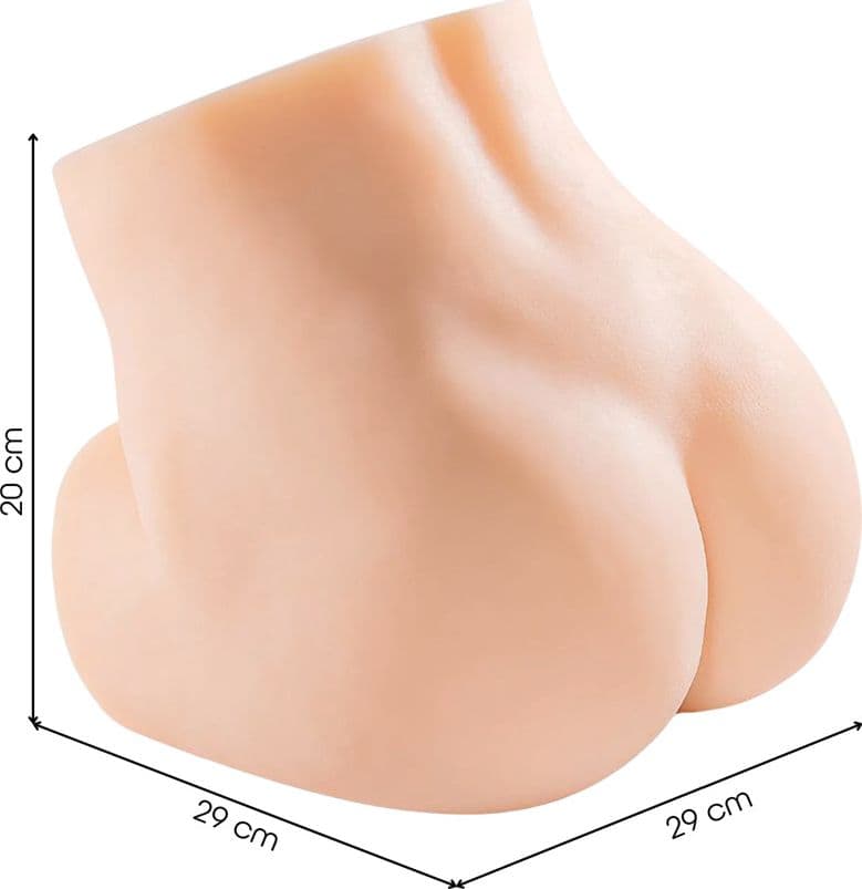 Masturbatore Realistico in Silicone Sensazione Reale Bambola Doppia Penetrazione - 6