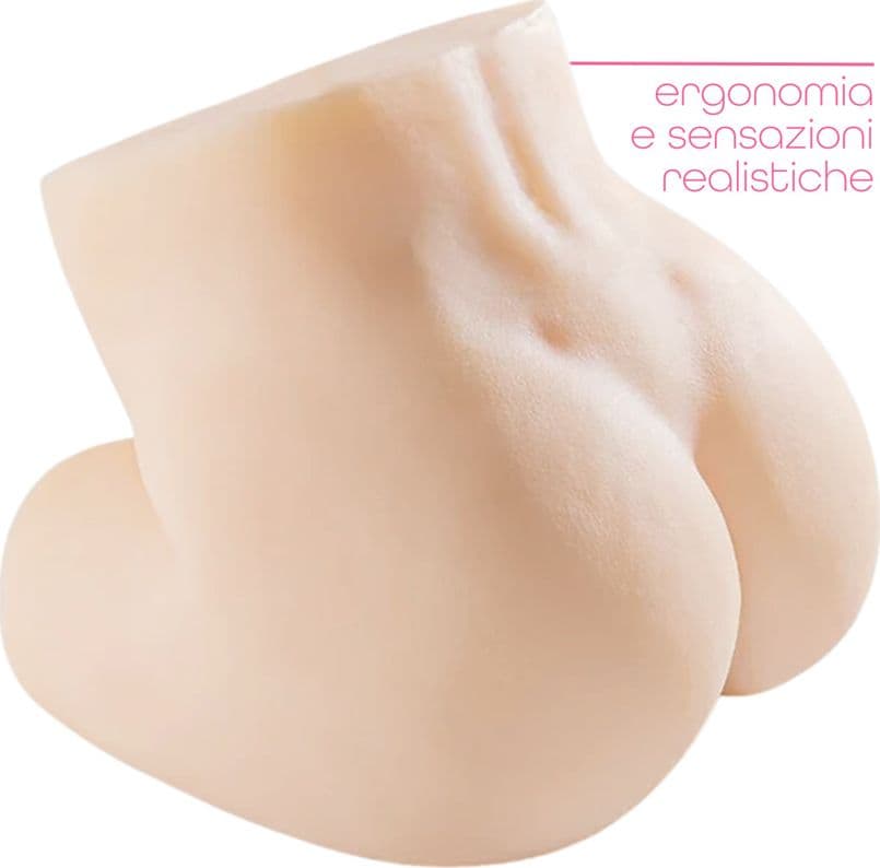Masturbatore Realistico Torso Femminile con Ano Vagina Bambola Ultra Realistica - 2
