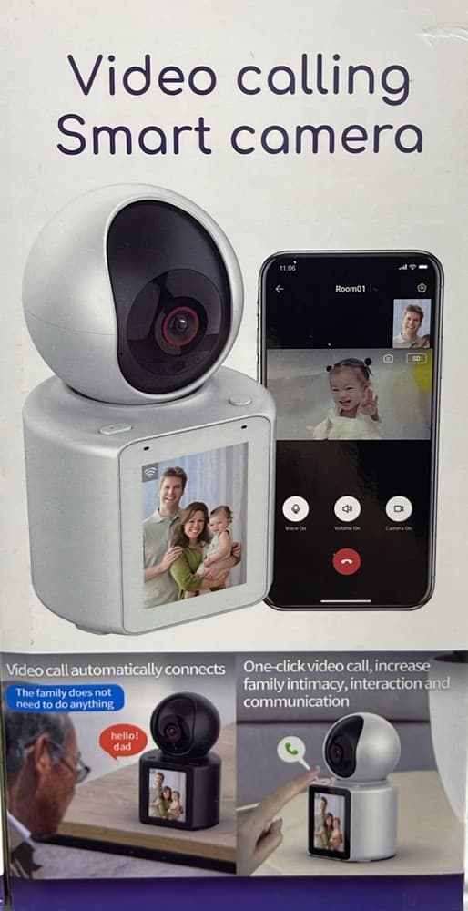 TELECAMERA INTELLIGENTE PER VIDEOCHIAMATE WIFI MONITOR RILEVAMENTO MOVIMENTO SORVEGLIANZA - 2