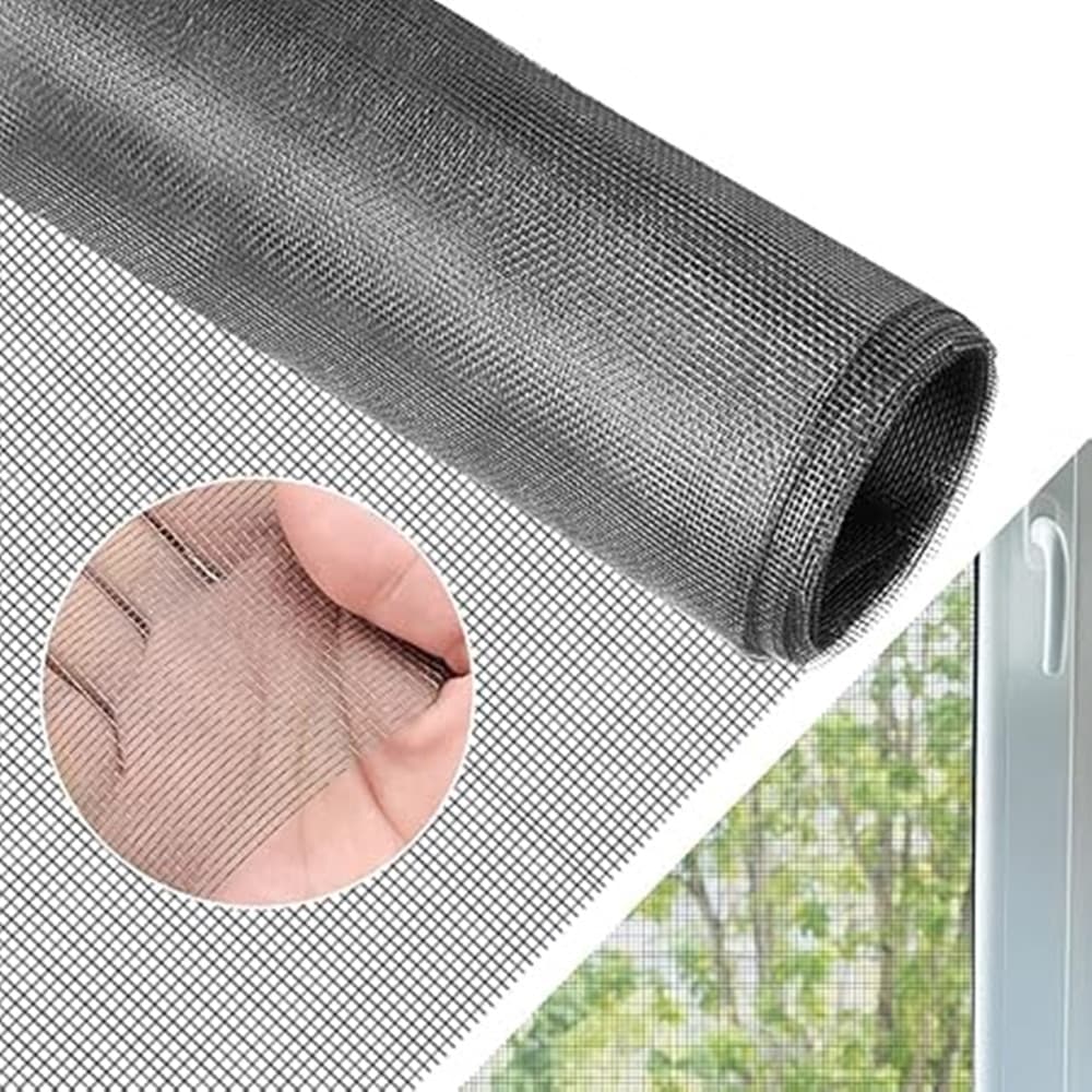 ZANZARIERA A RETE ROTOLO DA 0.8X2.5MT CON MAGLIA FINE DA 1.8X1.6MM RESISTENTE 622158 - 6
