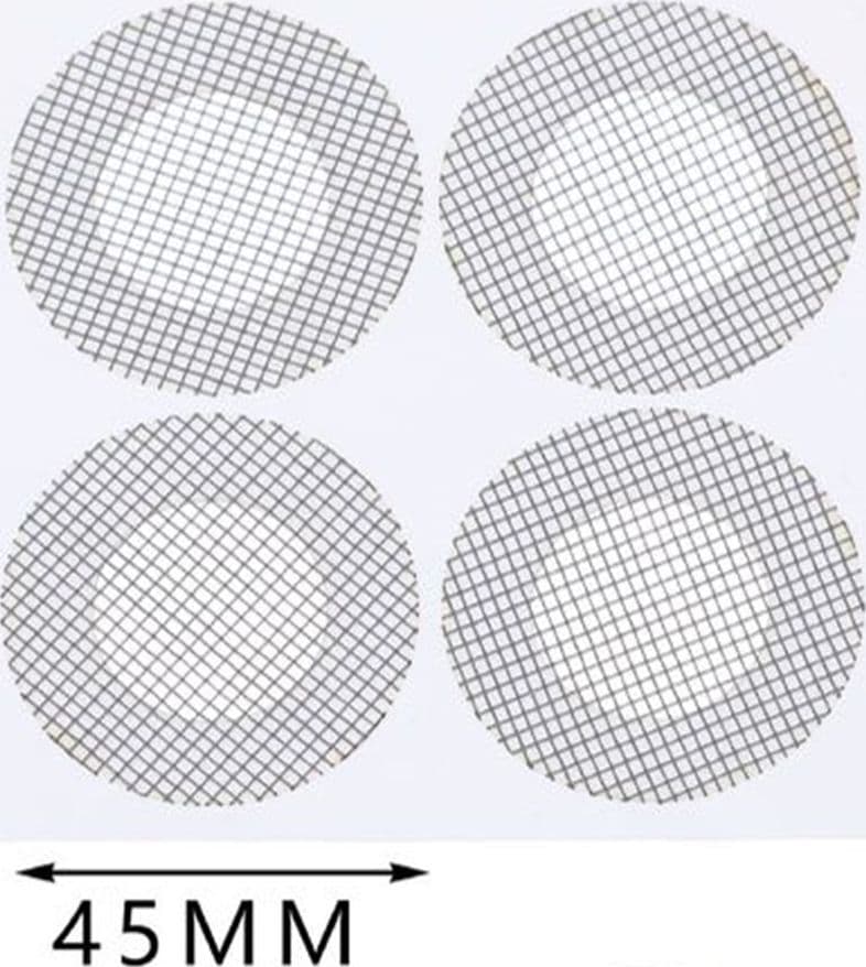 SET DI TOPPE CIRCOLARI ADESIVE PER RIPARAZIONE FORI STRAPPI ZANZARIERE DA 45 MM 622148 - 2