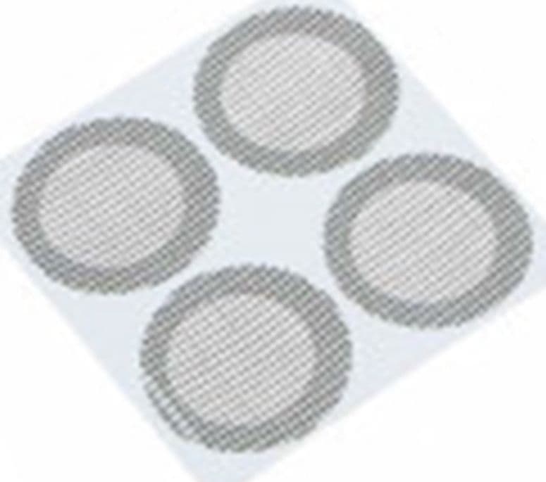 SET DI TOPPE CIRCOLARI ADESIVE PER RIPARAZIONE FORI STRAPPI ZANZARIERE DA 45 MM 622148 - 5
