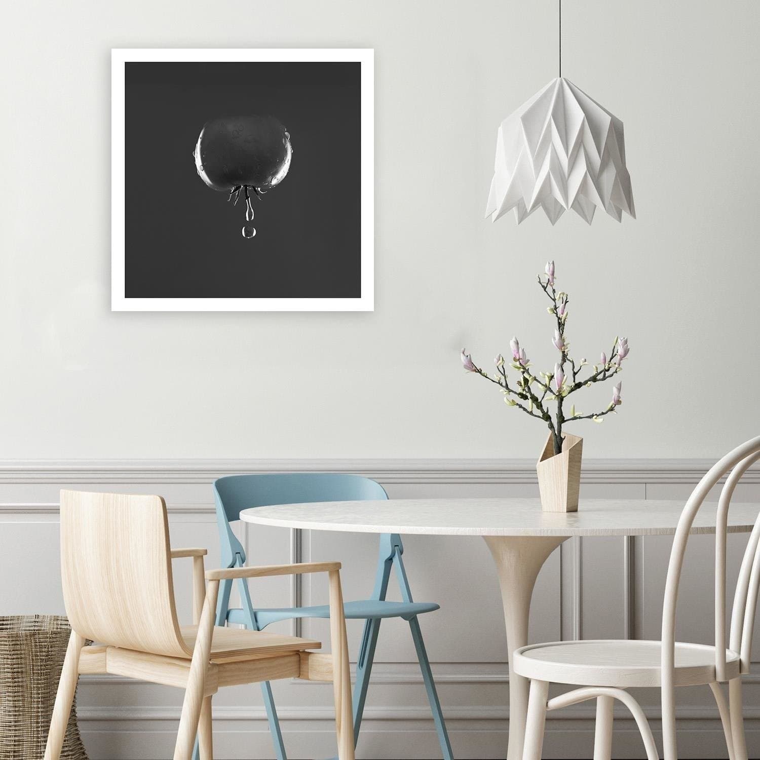 Quadro su tela, Pomodoro, verdura, goccia d'acqua - 2