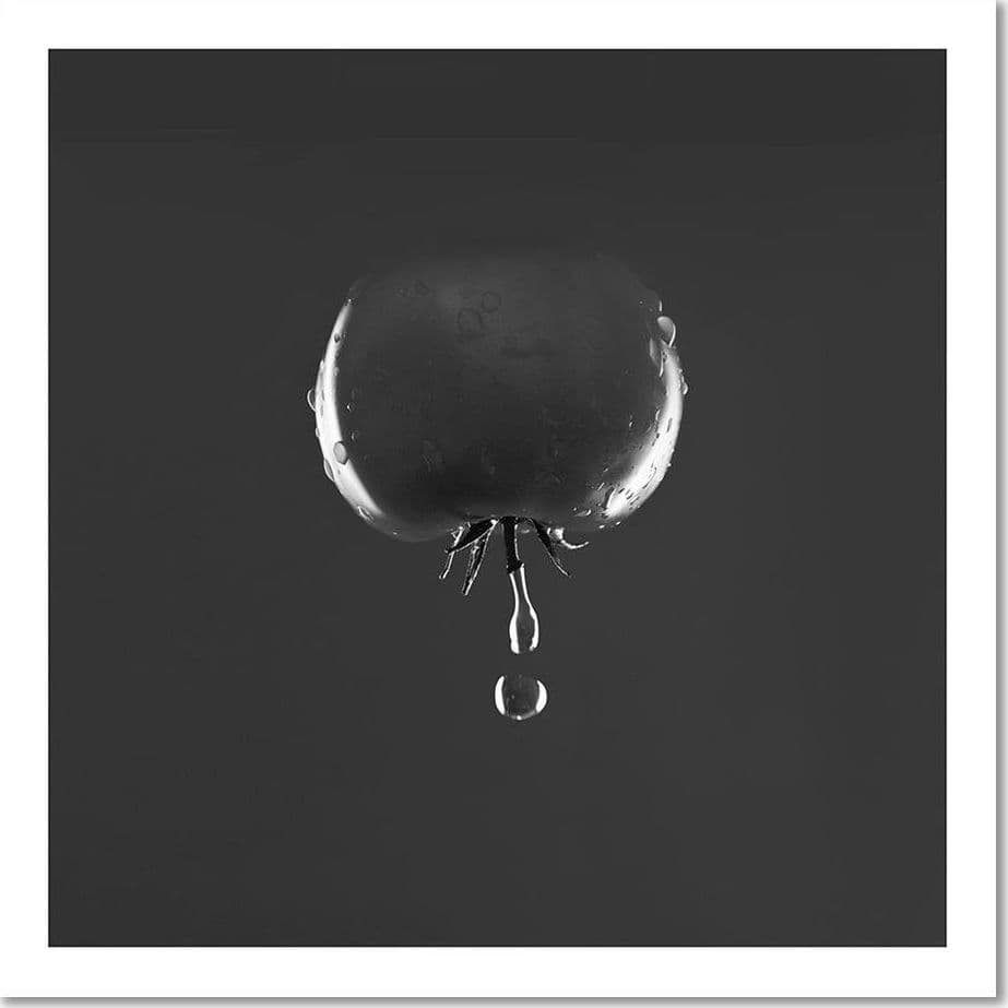 Quadro su tela, Pomodoro, verdura, goccia d'acqua - 3