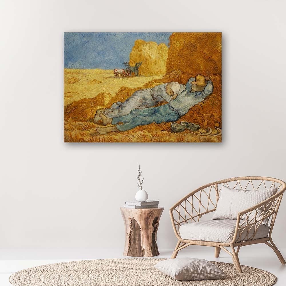 Quadro su tela, RIPRODUZIONE Siesta V. van Gogh - 2
