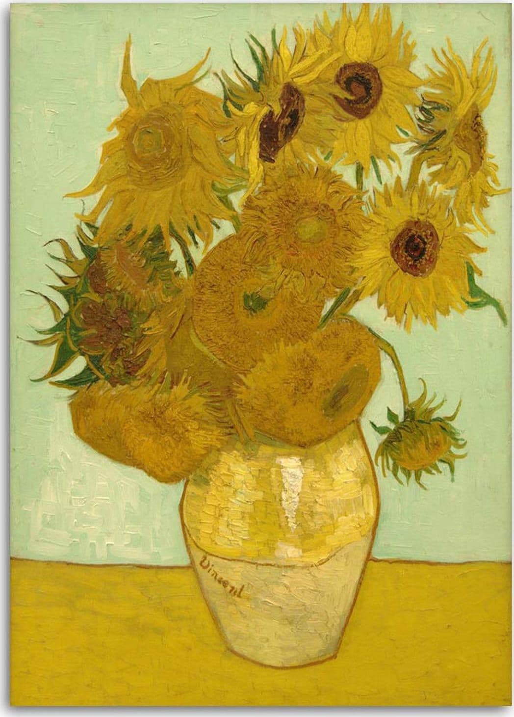 Quadro su tela, RIPRODUZIONE Girasoli  V. van Gogh - 3