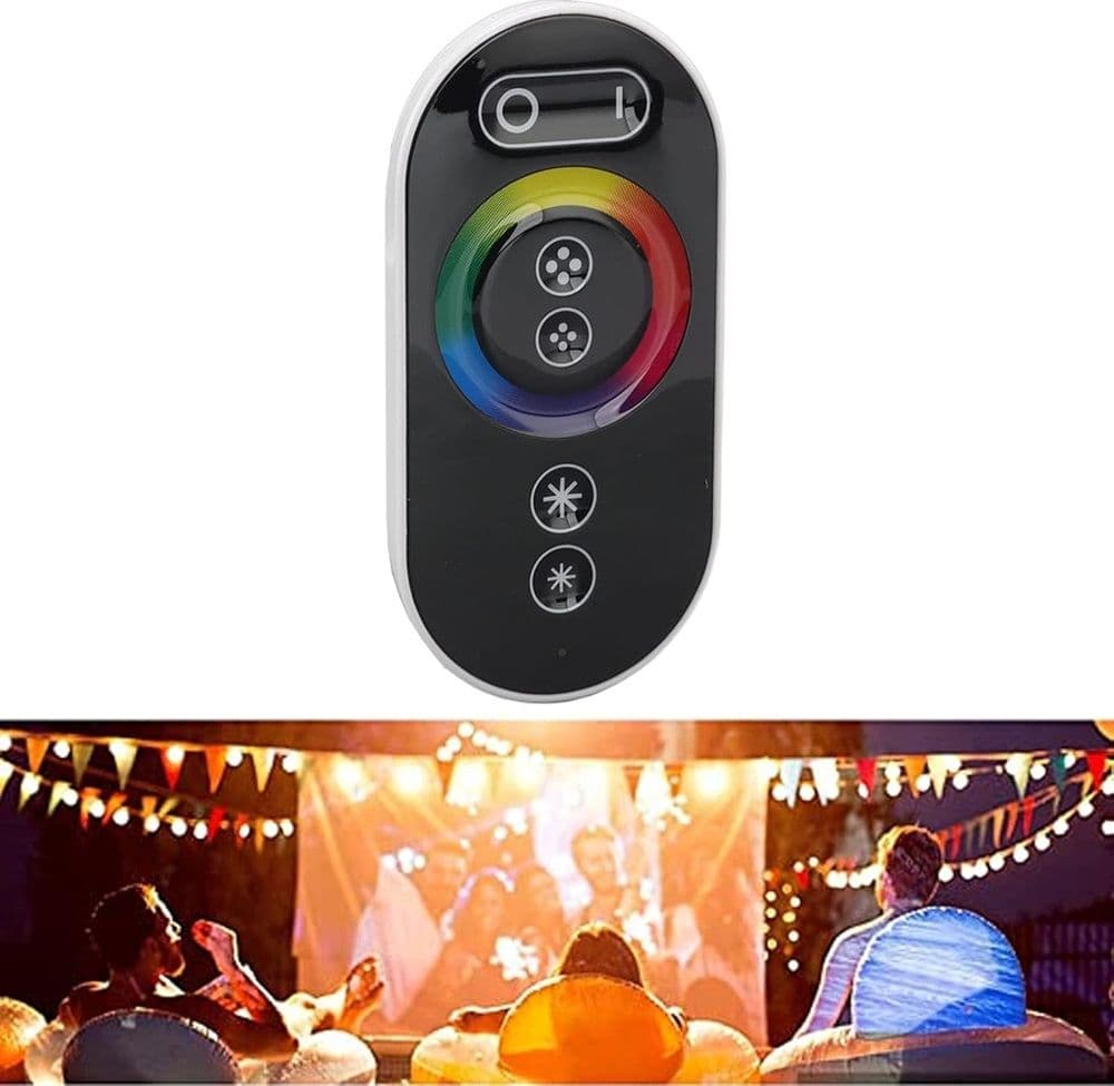 CONTROLLER PER STRISCE LED RGB 12V/24V INTERRUTTORE DIMMER A 3 VIE CON TELECOMANDO F53 - 6