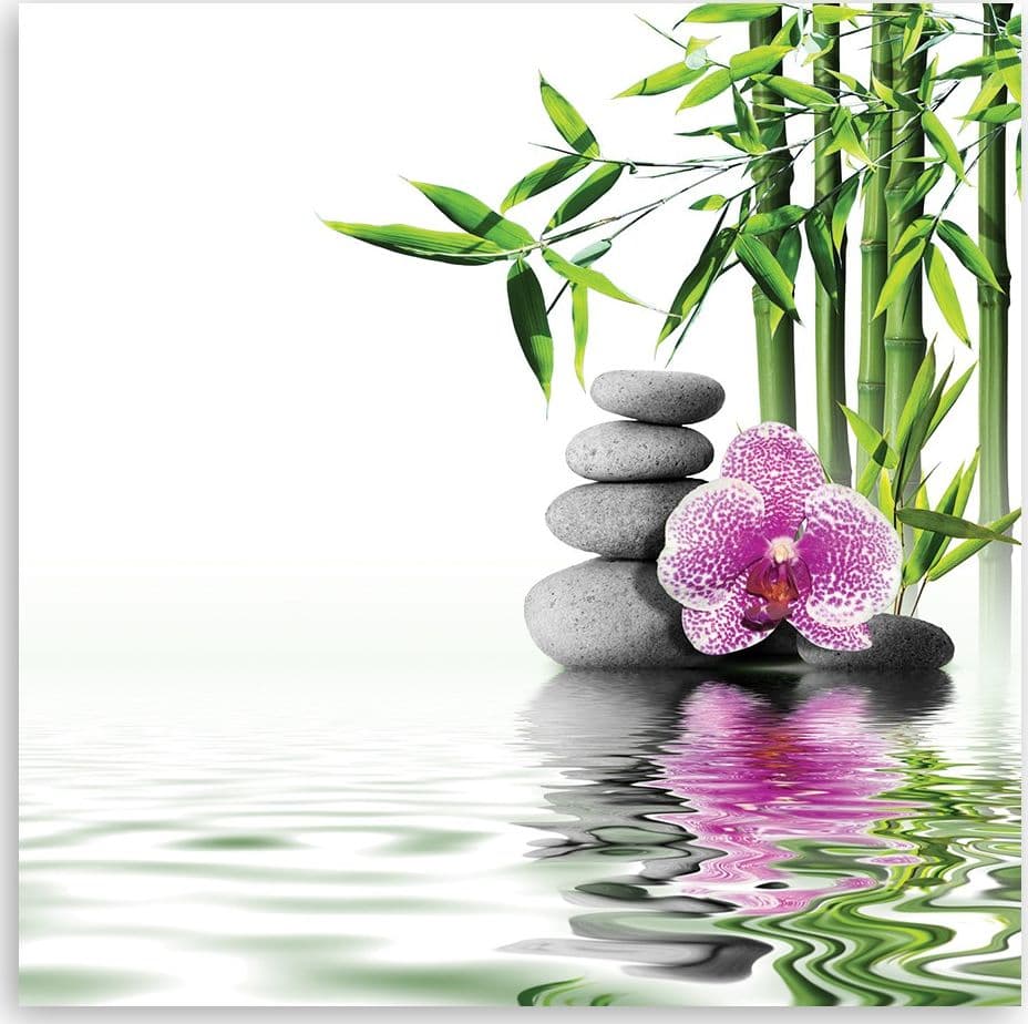 Quadro su tela, Zen giardino acquatico - 3