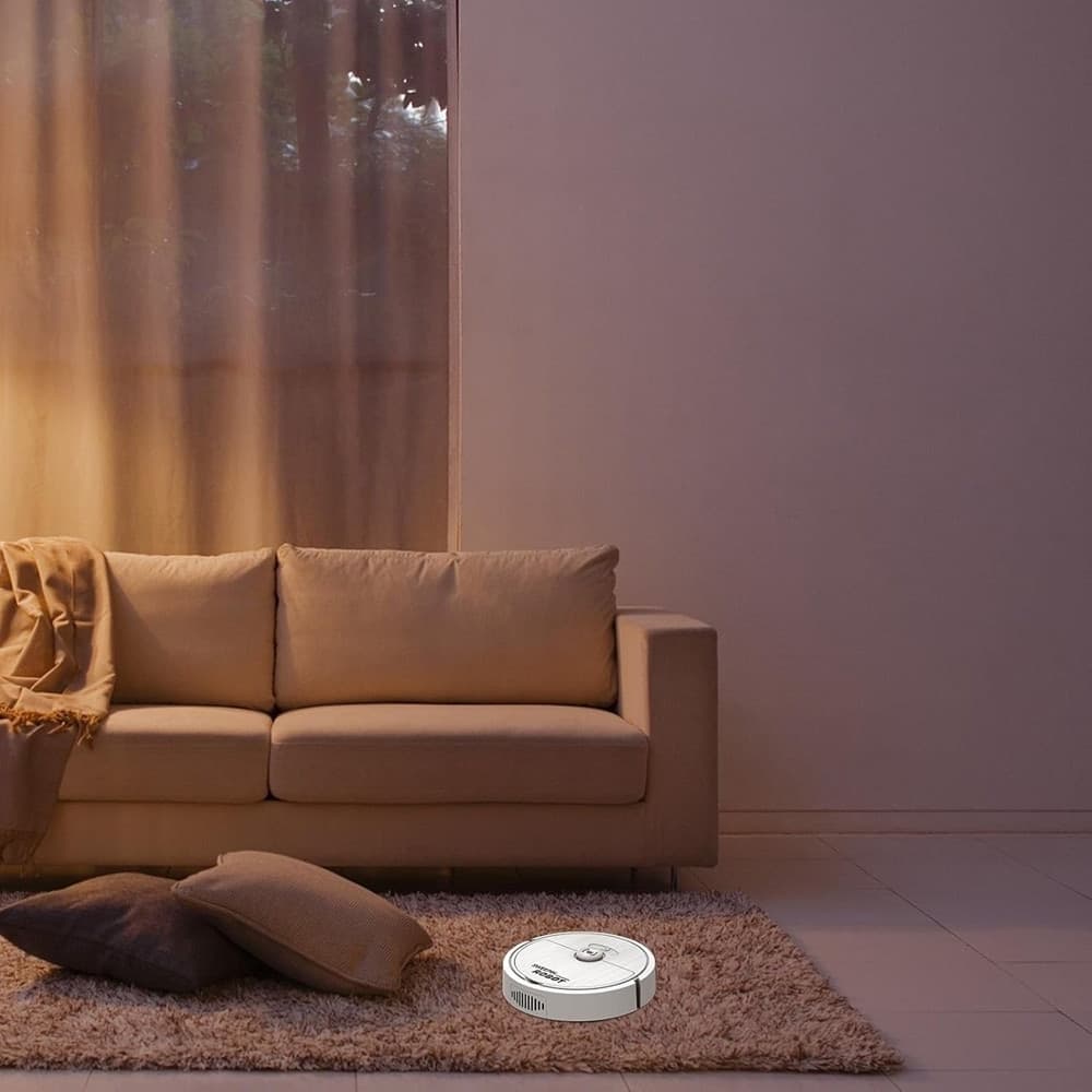ROBOT SPAZZANTE ASPIRAPOLVERE AUTOMATICO INTELLIGENTE MULTIFUNZIONE PER PULIZIA CASA - 6