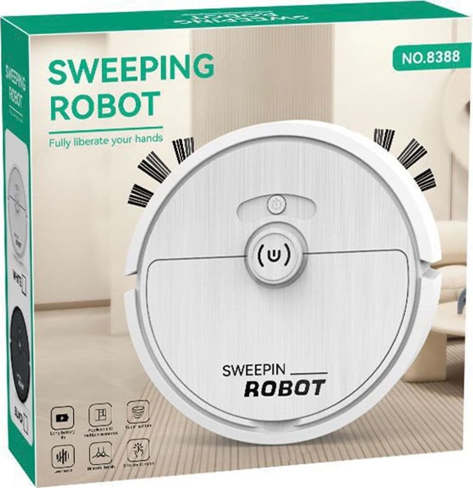 ROBOT SPAZZANTE ASPIRAPOLVERE AUTOMATICO INTELLIGENTE MULTIFUNZIONE PER PULIZIA CASA - 7