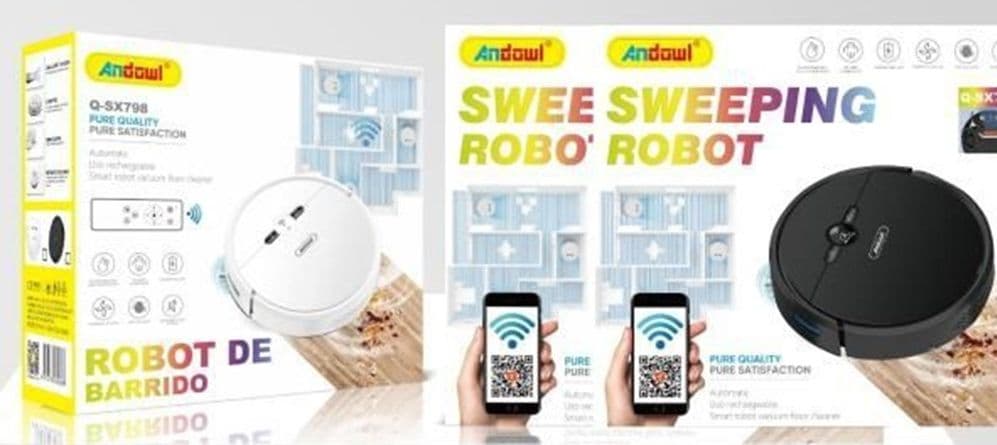 ROBOT SPAZZATRICE ASPIRAPOLVERE AUTOMATICO RICARICABILE USB CONTROLLO DA SMARTPHONE Q-SX798 - 2
