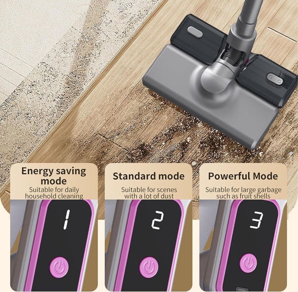 ASPIRAPOLVERE PORTATILE MULTIFUNZIONE SENZA FILI 2IN1 PER ACARI MATERASSI TAPPETI PAVIMENTI - 8