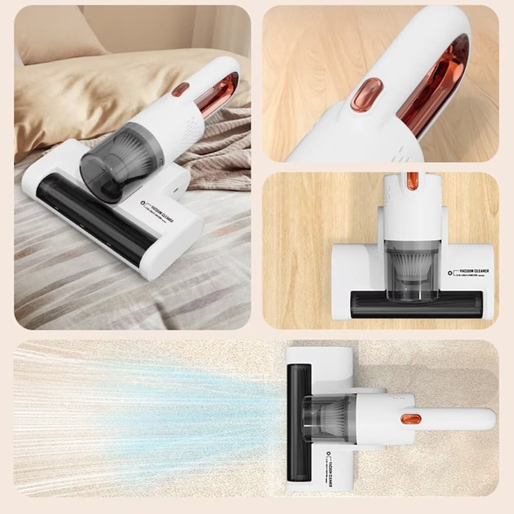 ASPIRAPOLVERE PORTATILE MULTIFUNZIONE INTELLIGENTE 3IN1 PULIZIA PROFONDA ASPIRA ACARI - 8