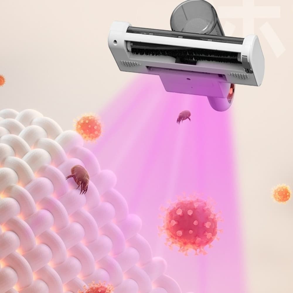 ASPIRAPOLVERE PORTATILE MULTIFUNZIONE INTELLIGENTE 3IN1 PULIZIA PROFONDA ASPIRA ACARI - 10