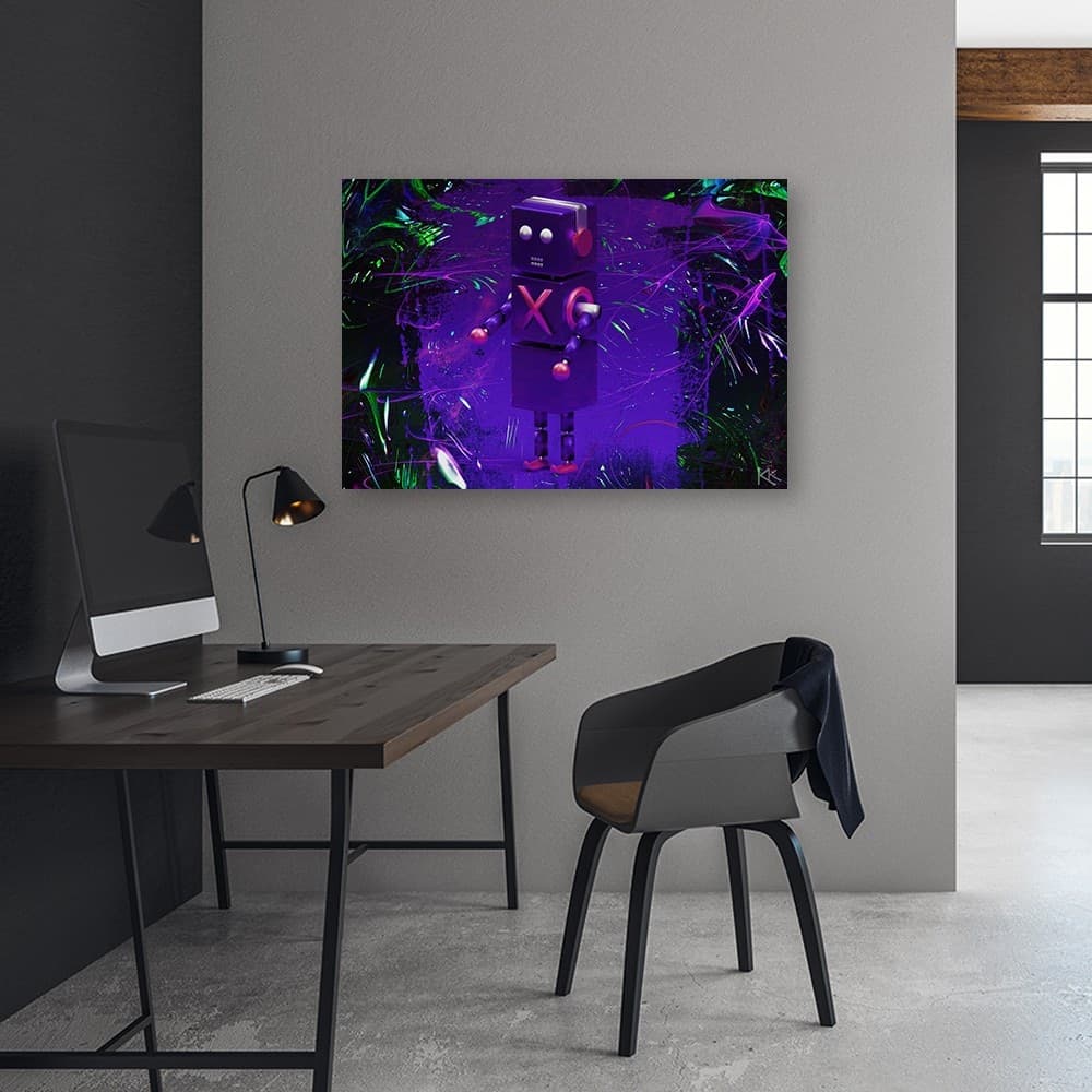 Quadro su tela, Robot per il giocatore - 2