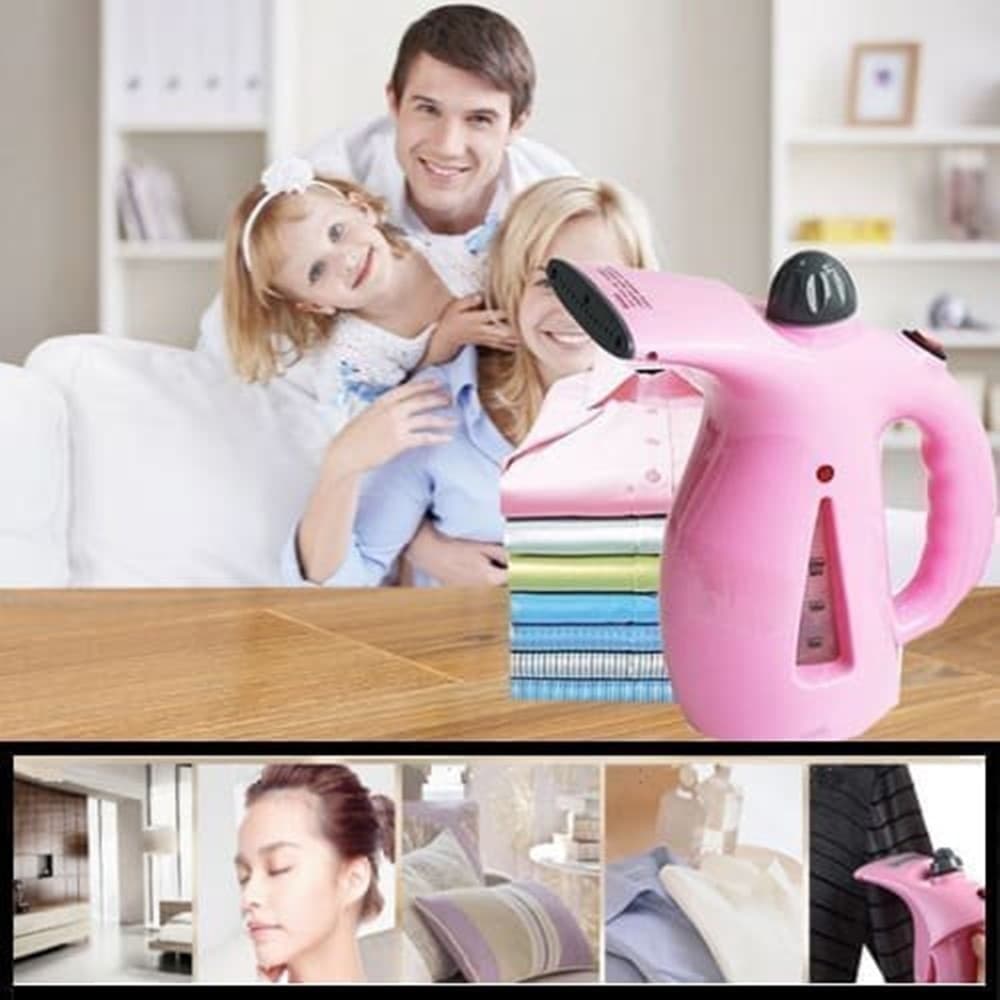 VAPORIZZATORE PORTATILE MULTIFUNZIONE PER INDUMENTI VISO 4IN1 STIRA STERILIZZA UMIDIFICA - 5