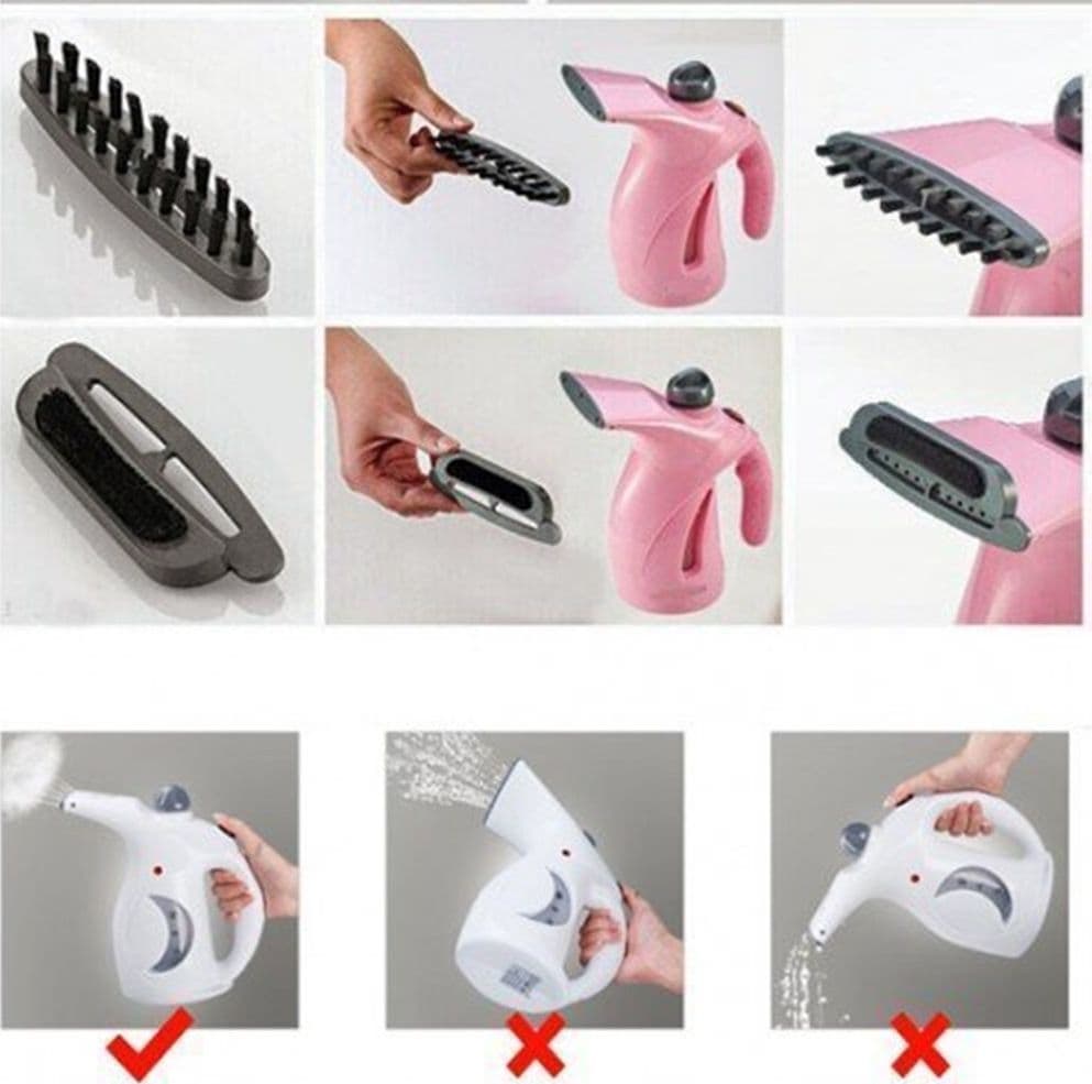 VAPORIZZATORE PORTATILE MULTIFUNZIONE PER INDUMENTI VISO 4IN1 STIRA STERILIZZA UMIDIFICA - 7