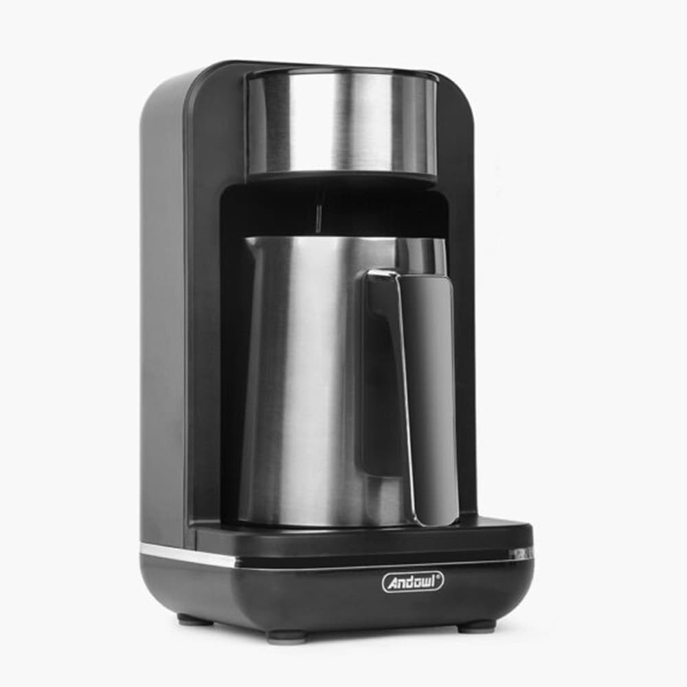 MACCHINA DA CAFFÈ CAFFETTIERA ELETTRICA 120V CAPACITÀ 4 TAZZE PER CAFFÈ TURCO GRECO Q-CF89 - 3
