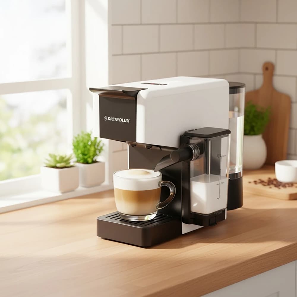 MACCHINA DA CAFFÈ 3IN1 1400W ADATTATORI COMPATIBILE CAPSULE NESPRESSO DOLCE GUSTO CIALDE - 2