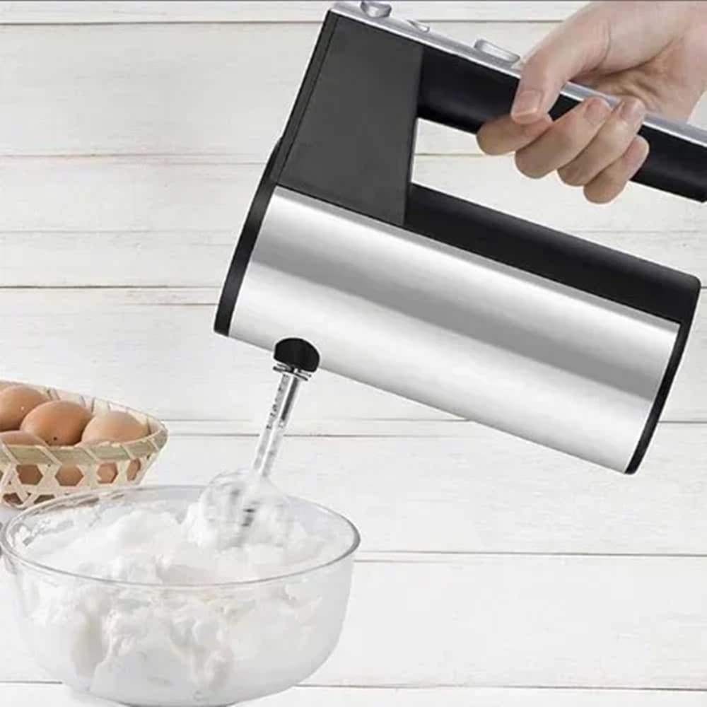 SBATTITORE FRULLATORE MIXER ELETTRICO 400W 5 VELOCITÀ CON FRUSTE INTERCAMBIABILI Q-D620 - 3