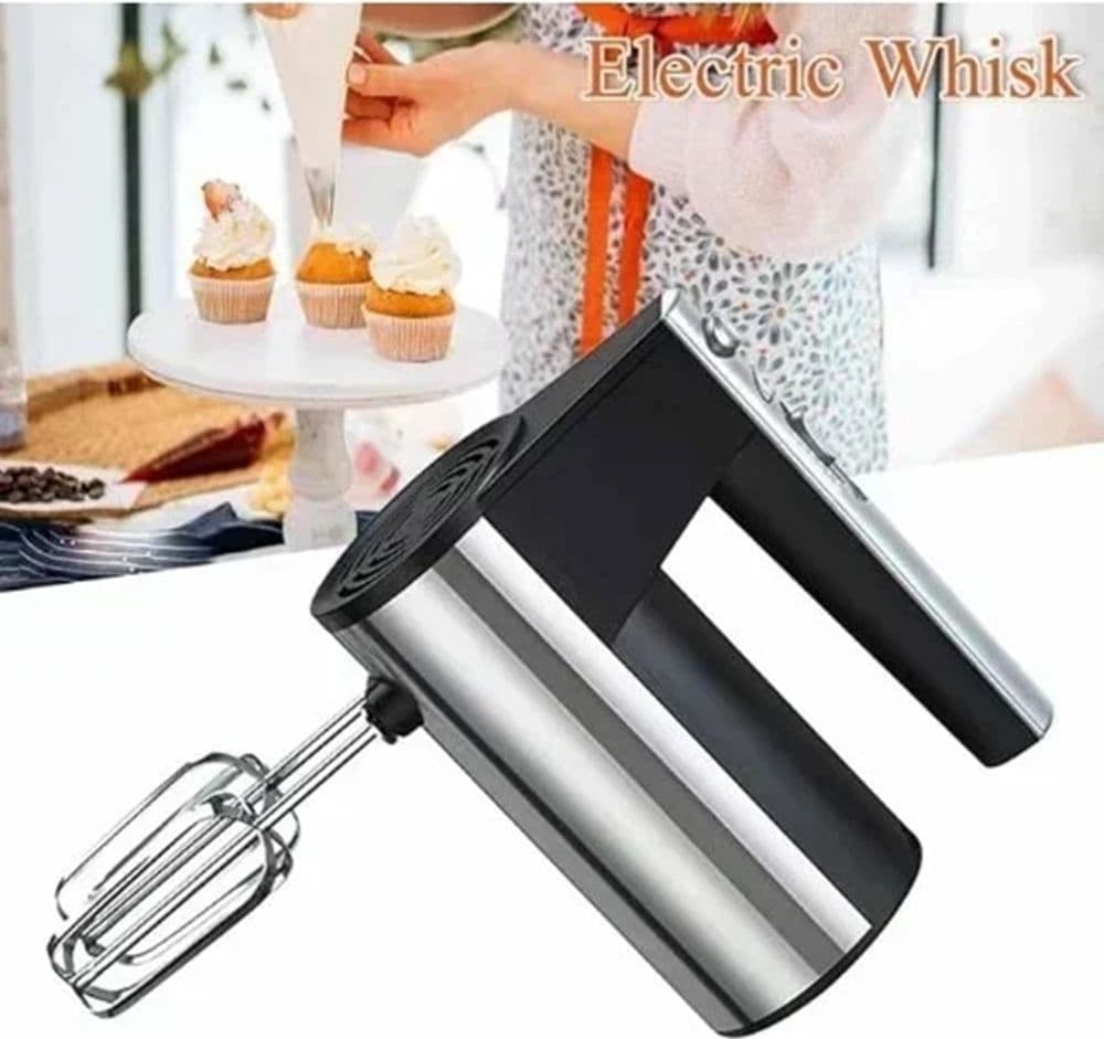SBATTITORE FRULLATORE MIXER ELETTRICO 400W 5 VELOCITÀ CON FRUSTE INTERCAMBIABILI Q-D620 - 4