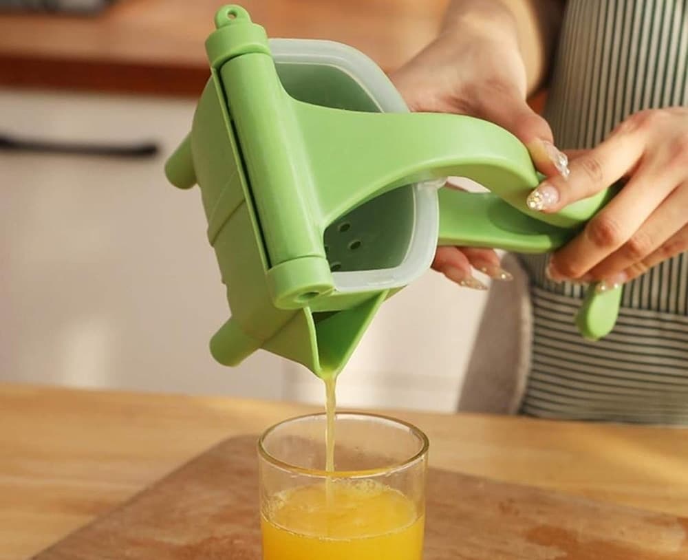 SPREMIAGRUMI MANUALE PORTATILE ESTRATTORE FRUTTA CON FILTRO IN POLISTIRENE RIMOVIBILE - 9