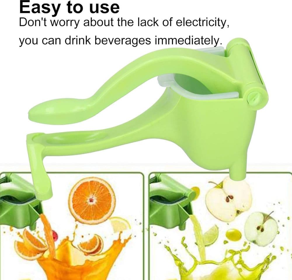 SPREMIAGRUMI MANUALE PORTATILE ESTRATTORE FRUTTA CON FILTRO IN POLISTIRENE RIMOVIBILE - 10