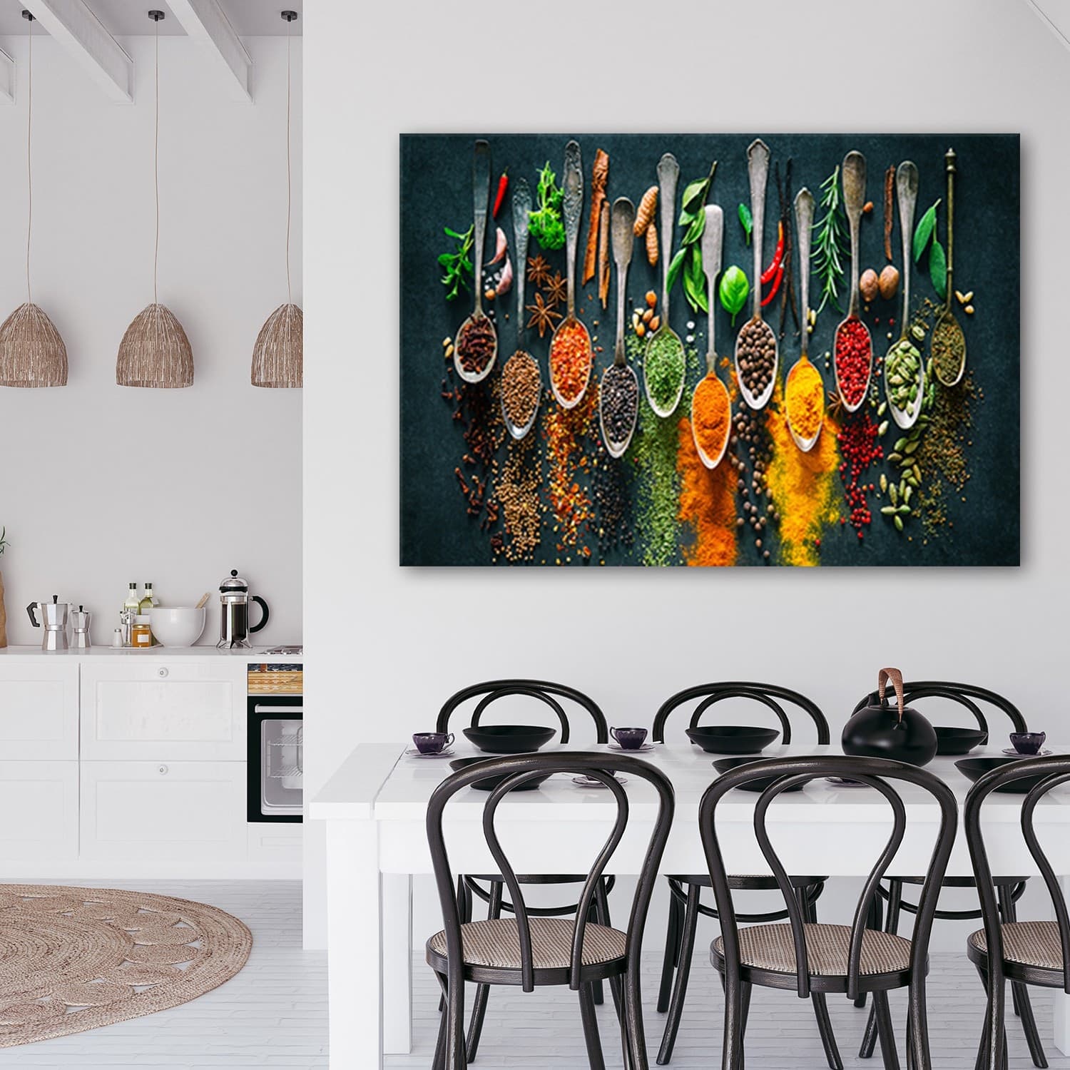 Quadro su tela, Erbe spezie per la cucina - 2
