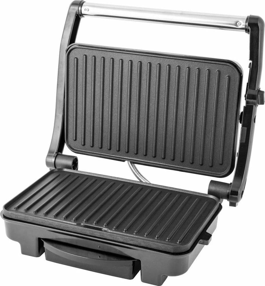 BISTECCHIERA ELETTRICA 1500 WATT PIASTRE IN ALLUMINIO ANTIADERENTE MANIGLIA TERMO-ISOLATA - 4