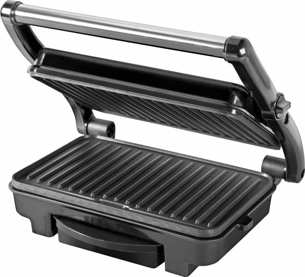 BISTECCHIERA ELETTRICA 1500 WATT PIASTRE IN ALLUMINIO ANTIADERENTE MANIGLIA TERMO-ISOLATA - 5
