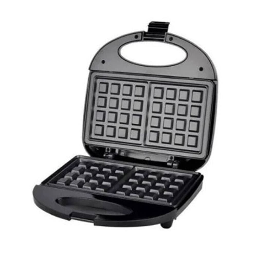 PIASTRA PER WAFFLE COLAZIONE 900W RISCALDAMENTO RAPIDO CON PIASTRE INTERCAMBIABILI Q-HB22 - 3