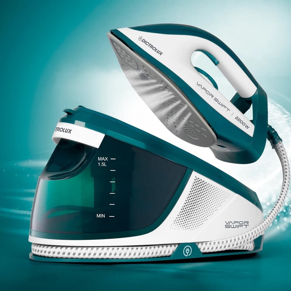 FERRO DA STIRO CON CALDAIA 2200W TECNOLOGIA ECO SYSTEM SISTEMA AUTOPULENTE ANTICALCARE - 4