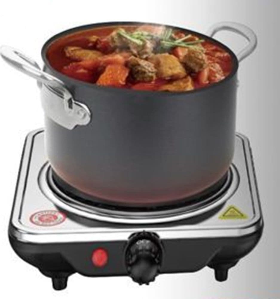 FORNELLO ELETTRICO PIASTRA SINGOLA PIANO COTTURA ANTIADERENTE PORTATILE 1500W Q-JR1000 - 3