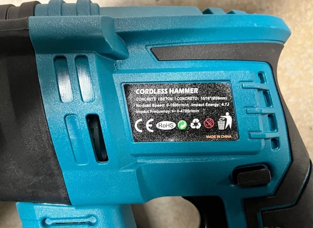TRAPANO TASSELLATORE MARTELLO A PERCUSSIONE BATTERIA DA 88VF SENZA FILI MOTORE BRUSHLESS - 7