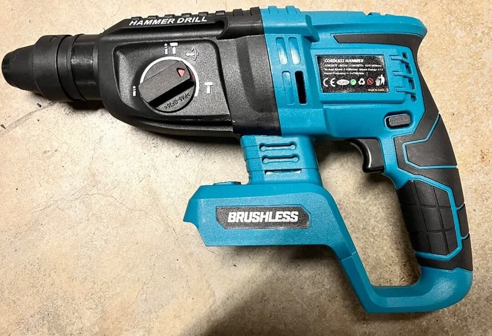 TRAPANO TASSELLATORE MARTELLO A PERCUSSIONE BATTERIA DA 88VF SENZA FILI MOTORE BRUSHLESS - 8