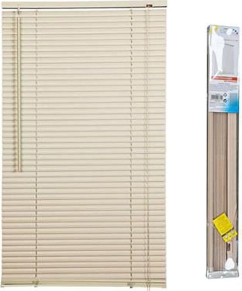 TENDA VENEZIANA BEIGE IN PVC 60X160CM PER PORTAFINESTRA FINESTRA PARASOLE TPL35 037840 - 3