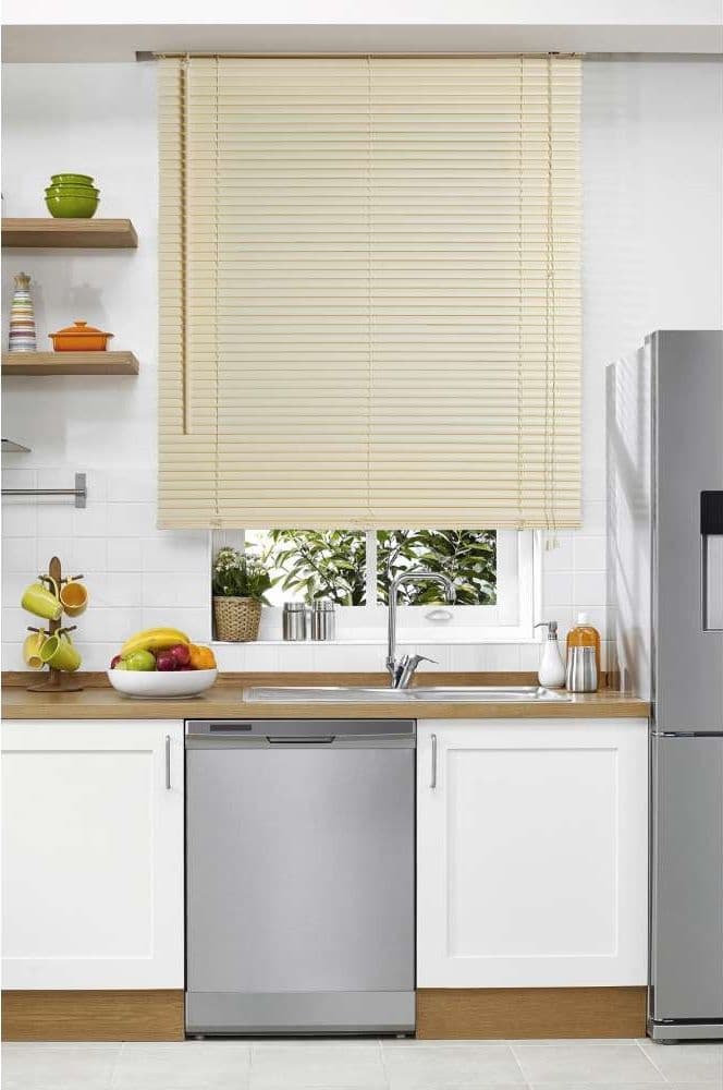 TENDA VENEZIANA BEIGE IN PVC 60X160CM PER PORTAFINESTRA FINESTRA PARASOLE TPL35 037840 - 4