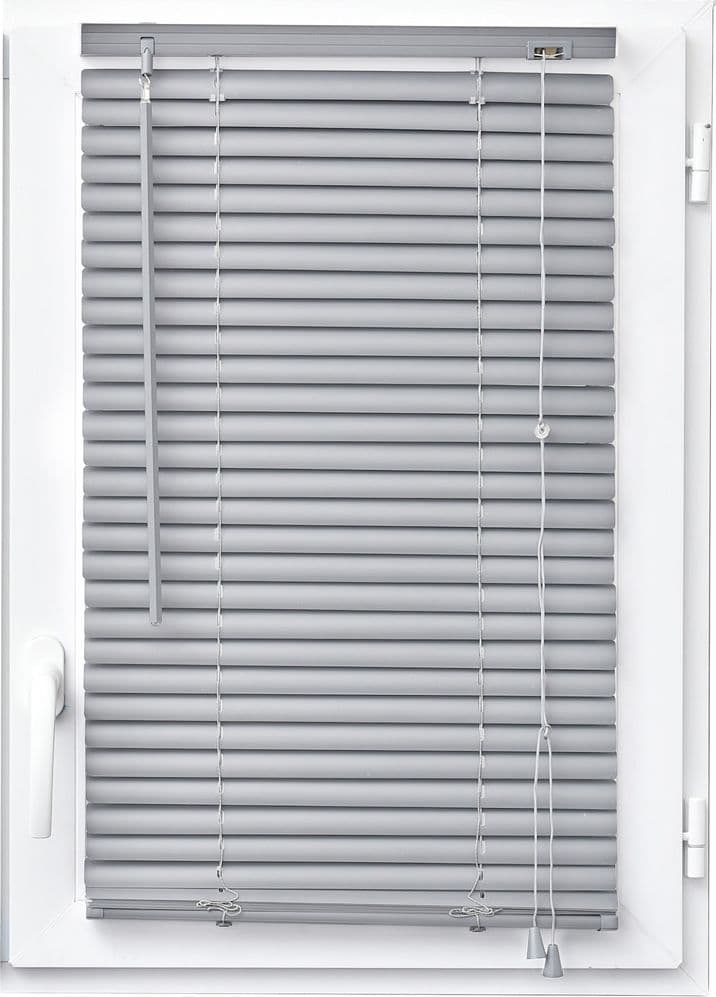 TENDA VENEZIANA GRIGIA IN PVC 60X160 CM PER PORTAFINESTRA FINESTRA PARASOLE TPL36 037857 - 5