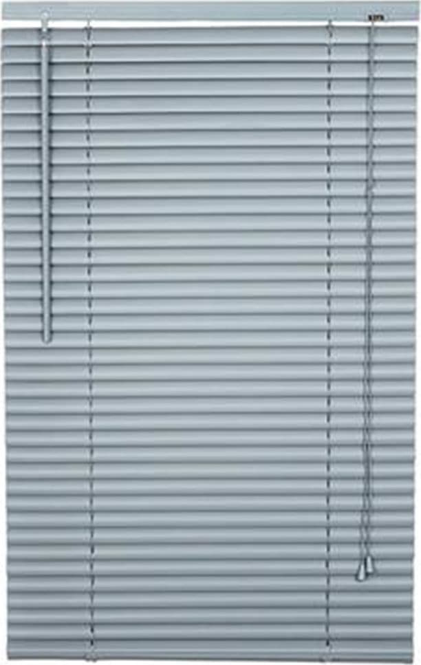 TENDA VENEZIANA GRIGIA IN PVC 120X160CM PER PORTAFINESTRA FINESTRA PARASOLE TPL45 037949 - 8