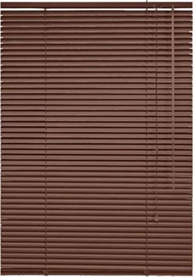 TENDA VENEZIANA MARRONE IN PVC 60X160CM PER PORTAFINESTRA FINESTRA PARASOLE TPL56 325787 - 2