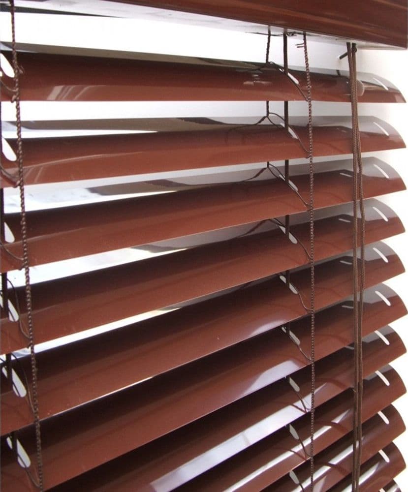 TENDA VENEZIANA MARRONE IN PVC 60X160CM PER PORTAFINESTRA FINESTRA PARASOLE TPL56 325787 - 8