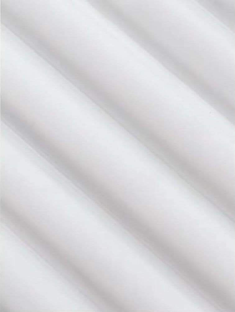 Pannello Decorativo 3D in PS Bianco Effetto Doghe 12x120x2900mm Parete - 3