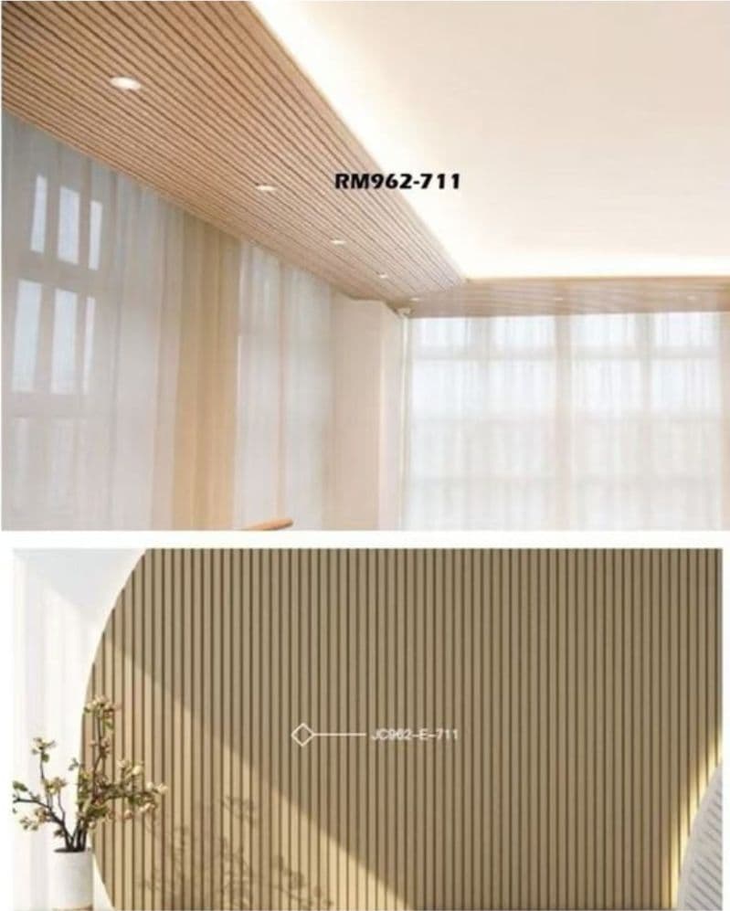 Pannello decorativo 3D effetto rovere 12x122x290 cm doghe verticali in PS - 3