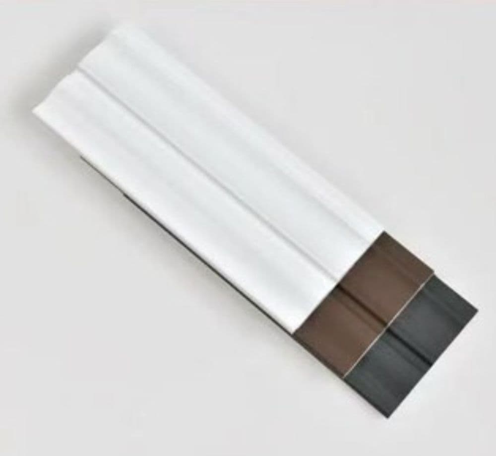 Pannello decorativo 3D marrone 13x122x290 cm effetto doghe moderne in PS - 4