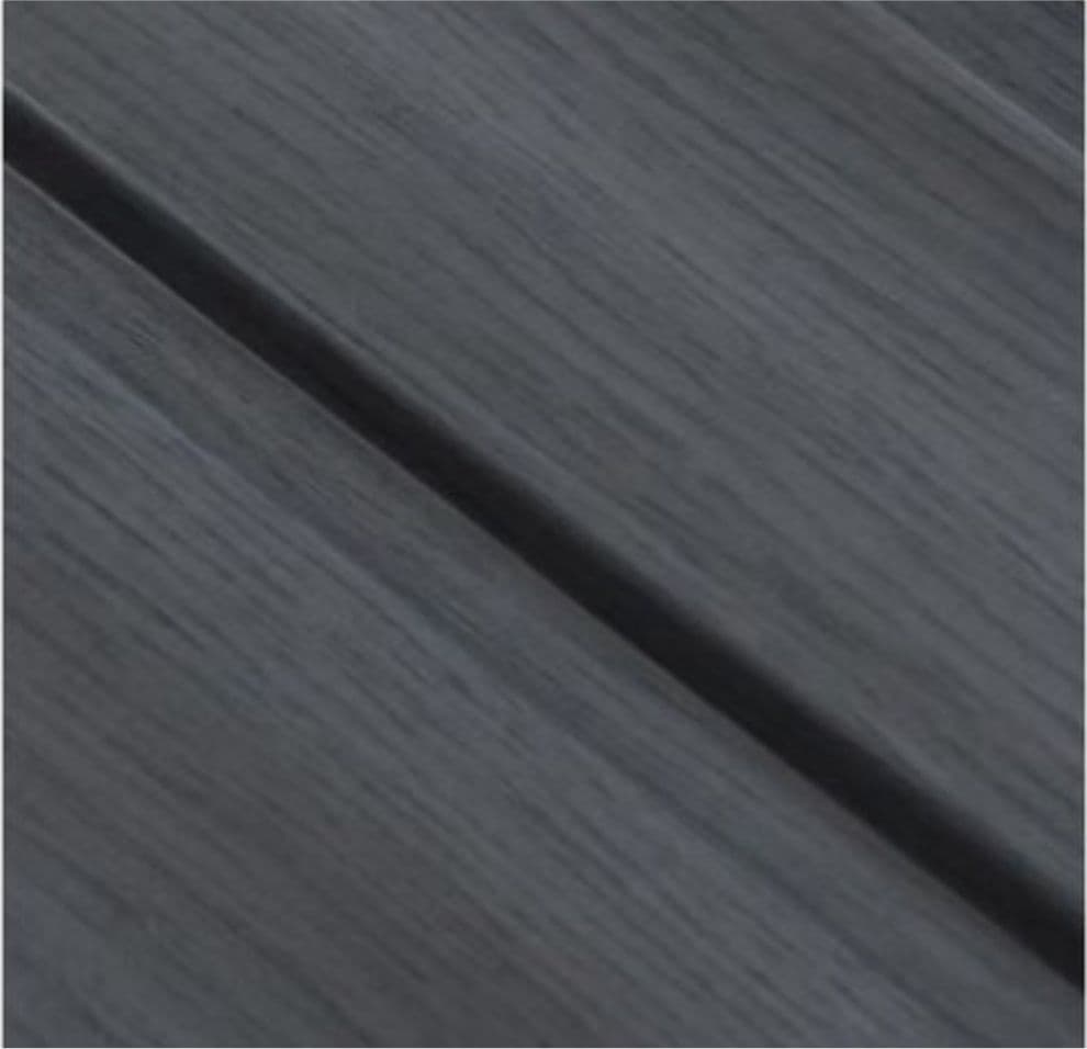 Pannello decorativo 3D effetto legno grigio 13x122x290 cm effetto doghe moderne in PS - 3