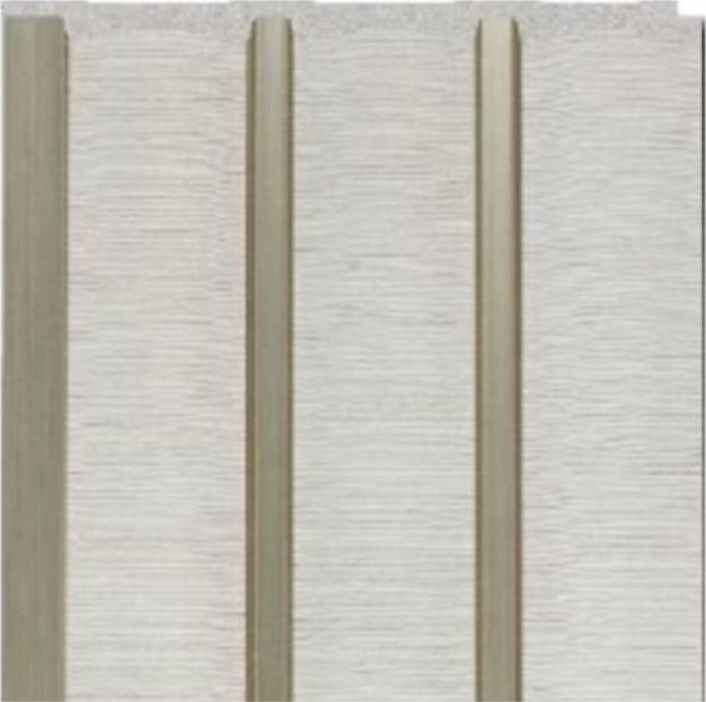 Pannello decorativo 3D bianco e oro 12x200x290 cm rivestimento parete in PS - 4