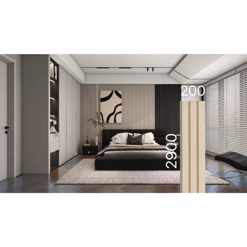 Pannello decorativo 3D beige con inserti oro 12x200x290 cm rivestimento parete - 2