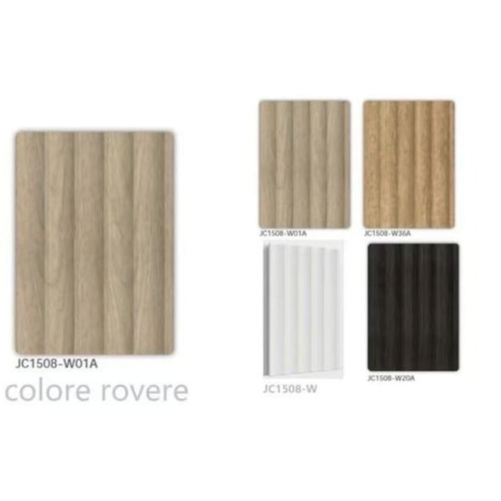 Pannello decorativo 3D effetto rovere 11x148x290 cm rivestimento parete in PS - 4